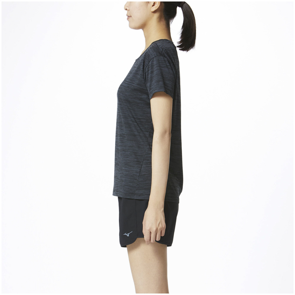 DRYLITE TEE WOMEN Black Heather